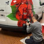 Decorazione automezzo il Fioraio del Rondò